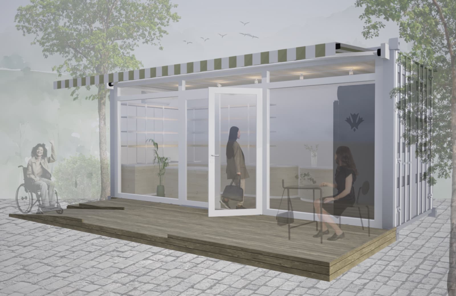 Willit-avhämtningsställe, visualisering